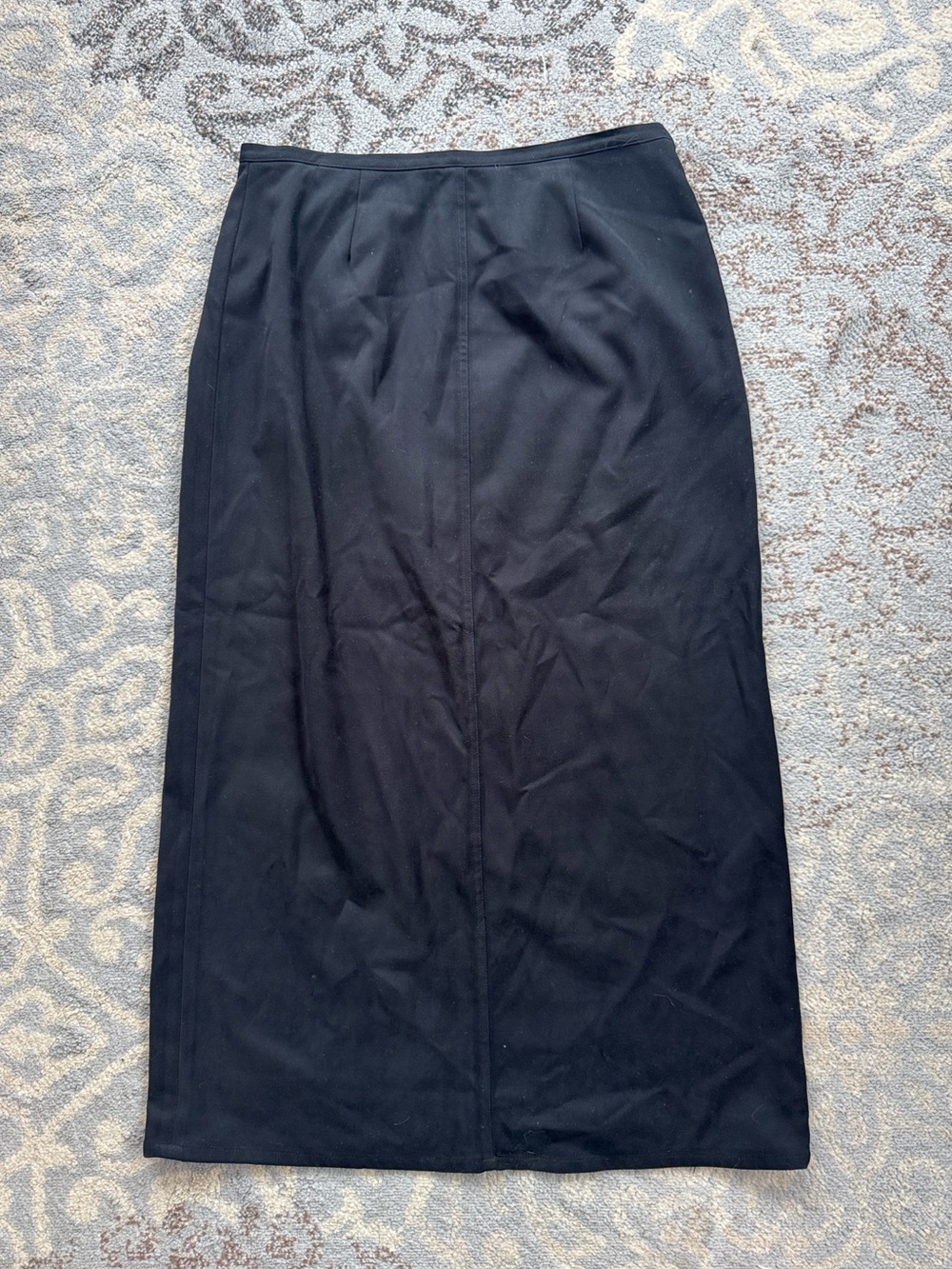 Valerie Stevens Casual Maxi Skirt Black 16